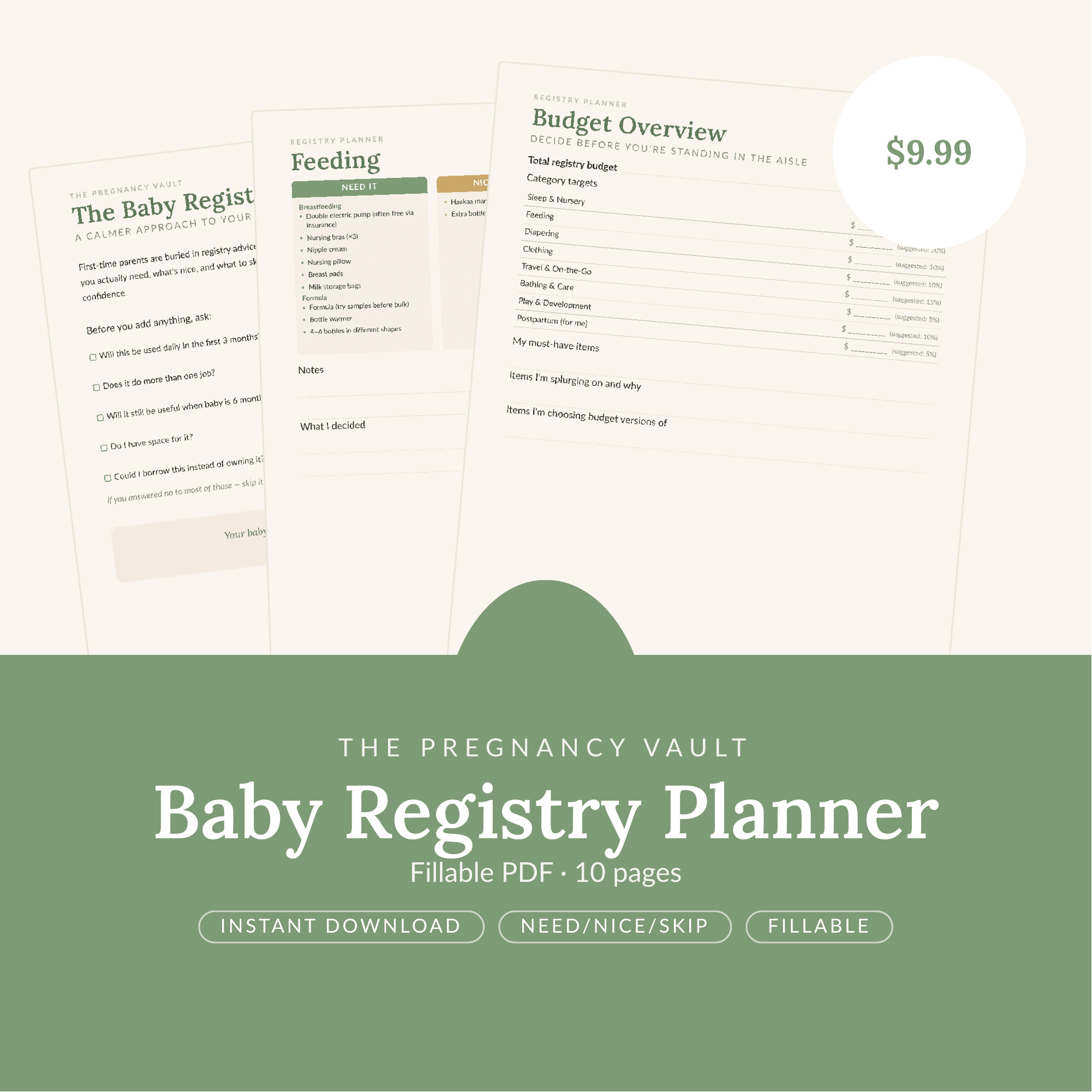 Baby Registry Planner & Decision Guide
