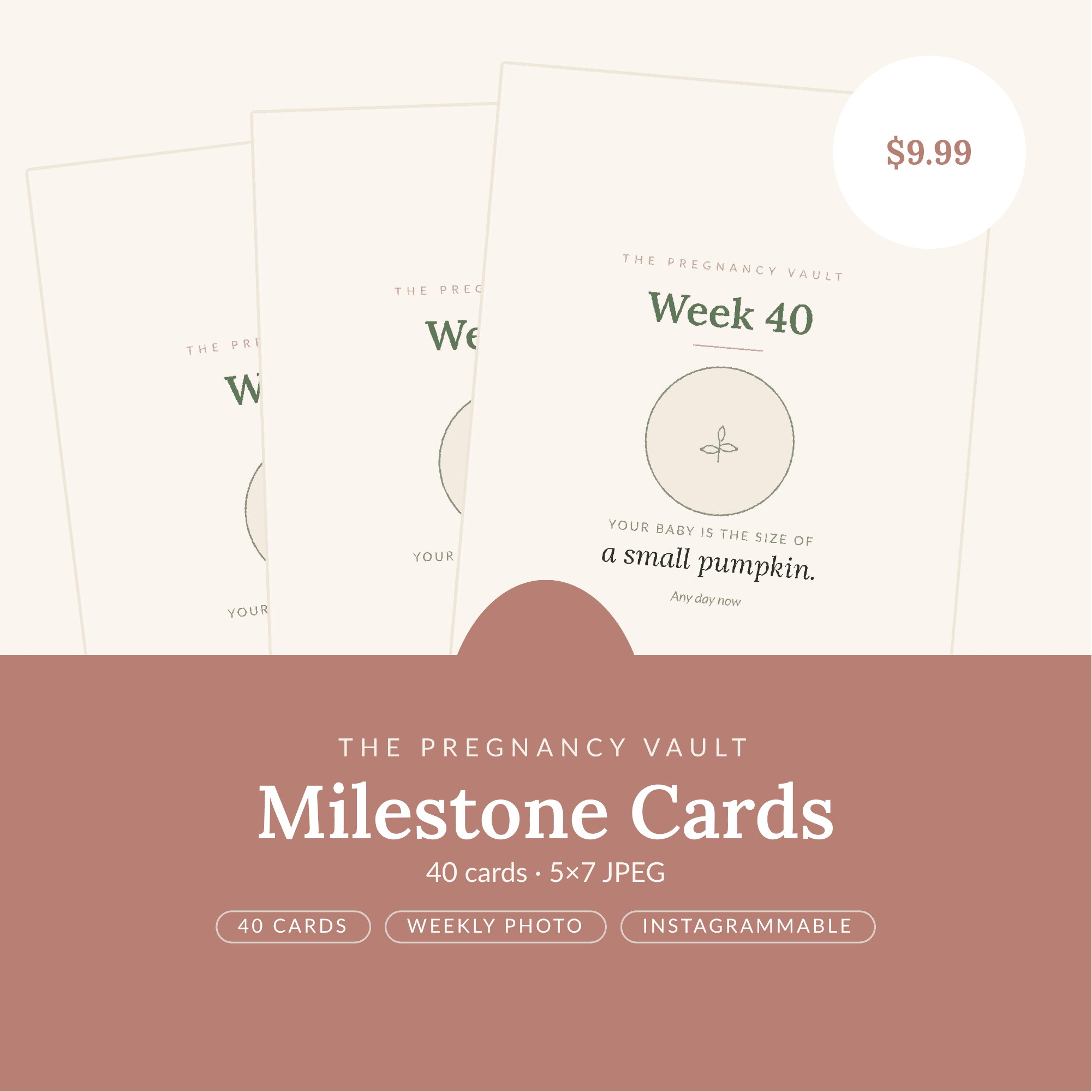 Pregnancy Milestone Cards