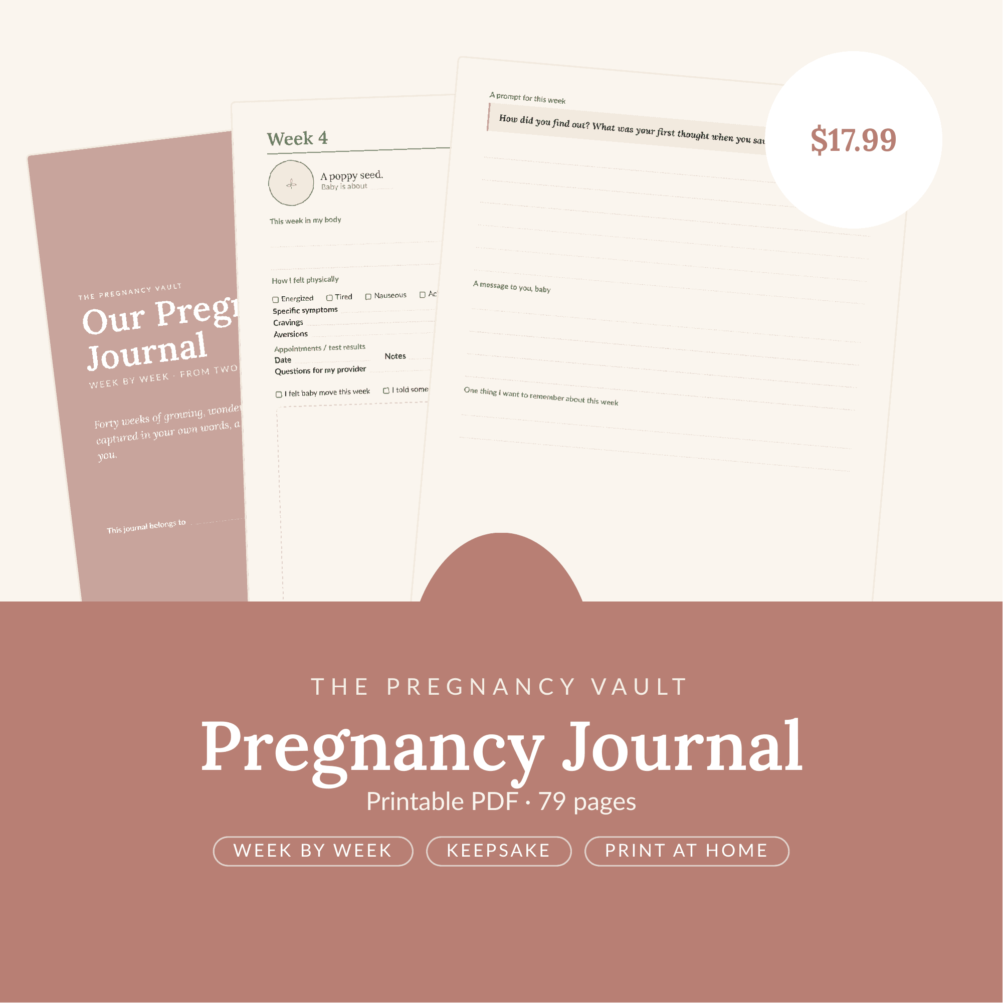 Week-by-Week Pregnancy Journal